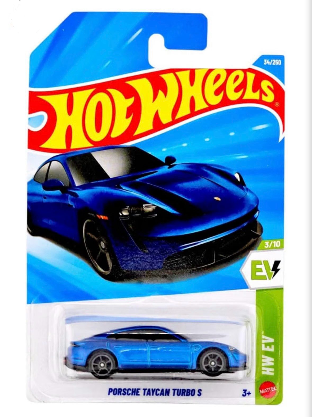 Hot Wheels Porsche Taycan Turbo S HW EV 34/250 | 1:64 Diecast Car