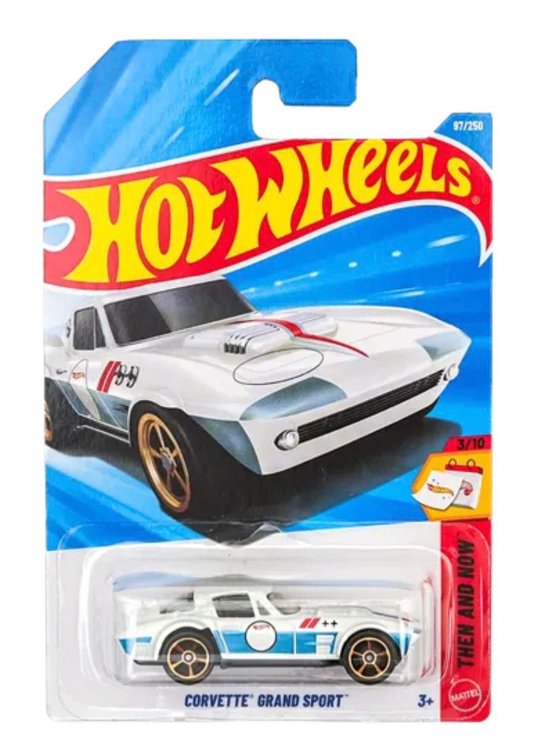 Hot Wheels Corvette Grand Sport Then and Now 97/250 | 1:64 Diecast Car