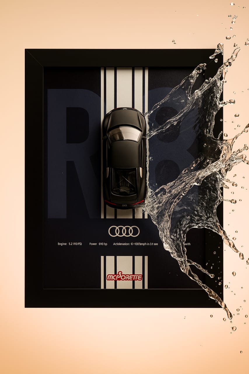 Audi R8 Majorette Car Frame