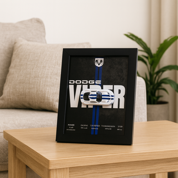 Dodge viper 3d Hotwheels Car Frame