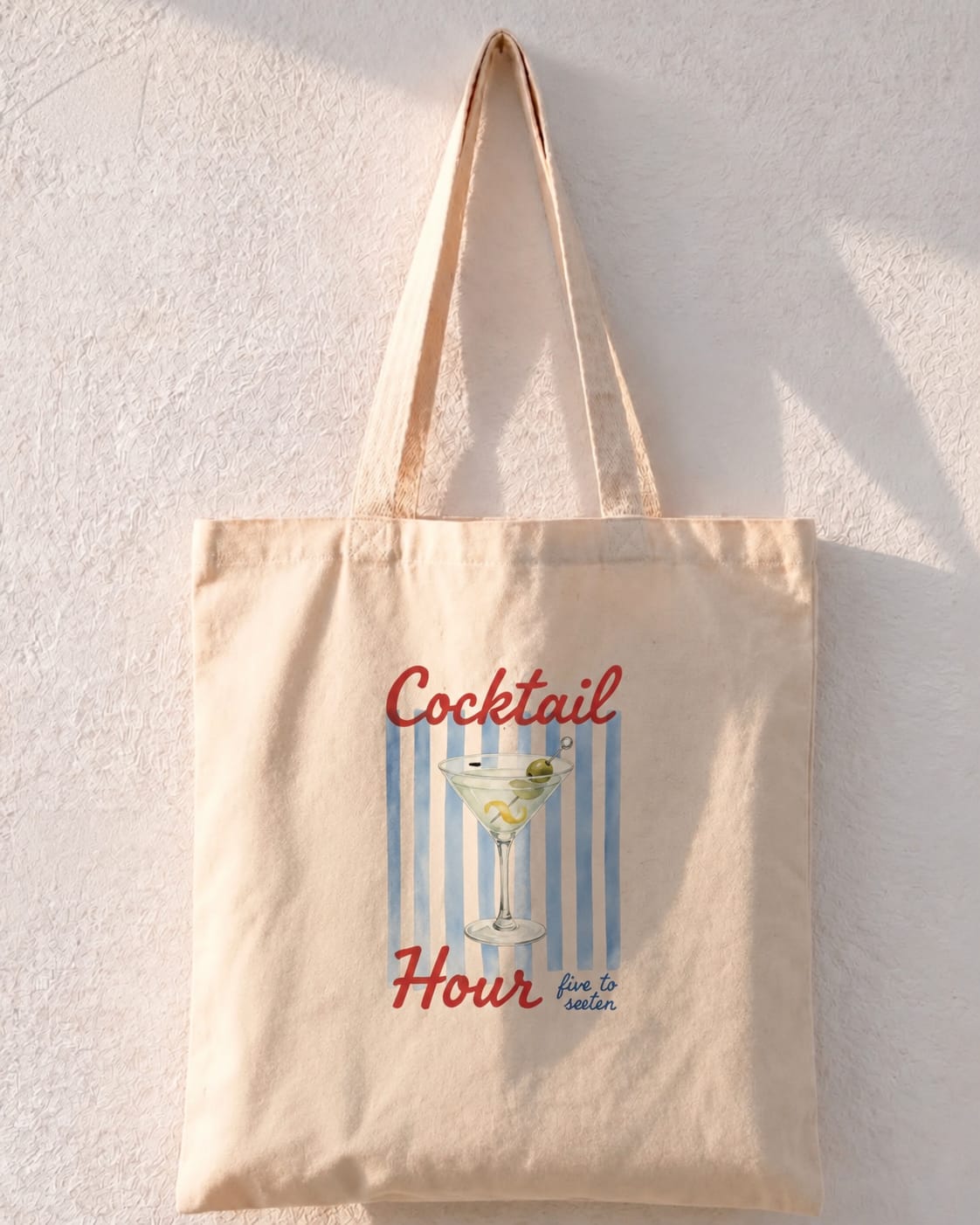 Cocktail Hour Five to Seven Tote Bag