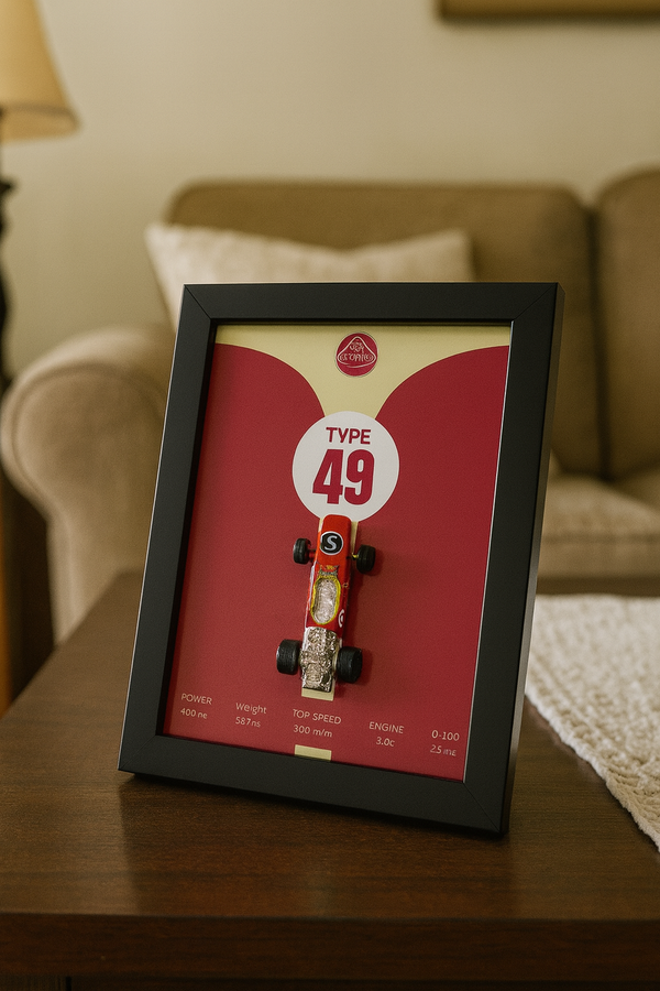 Lotus race car 3d Hotwheels Car Frame