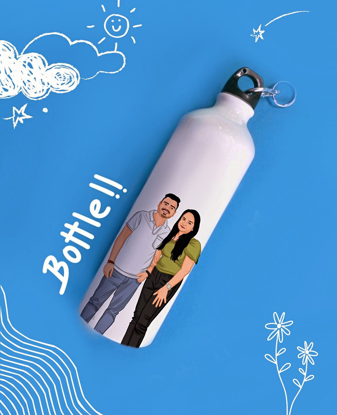 Custom Illustration Bottle