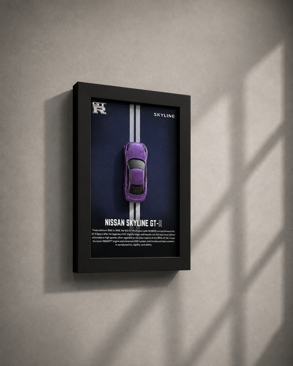 Nissan Skyline GT-R 3D Detachable Car Frame