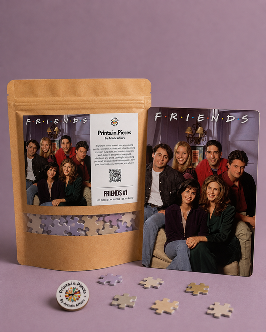 Friends Puzzle #1 | 120 Piece A4 TV Series Jigsaw