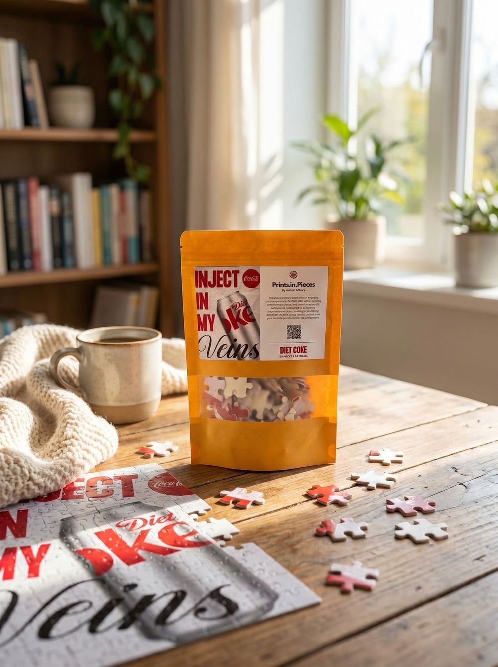 Diet Coke Puzzle — 120 Piece A4 Pop Art Jigsaw