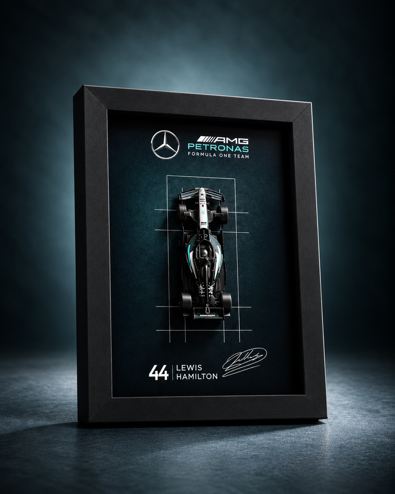 Mercedes F1 Hamilton Hotwheels Car Frame | Formula 1 3d Car Frame