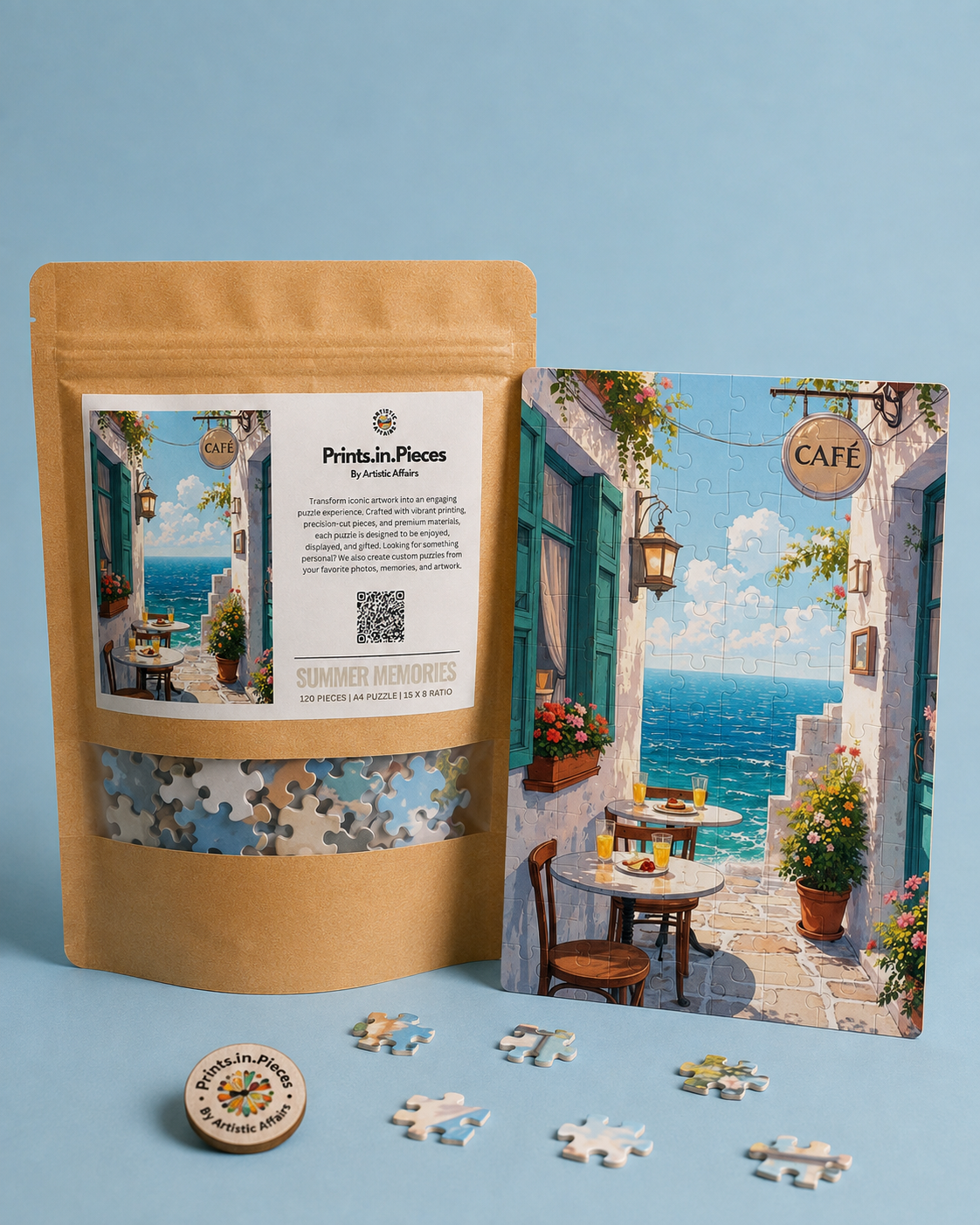 Summer Memories Puzzle #3 | 120 Piece A4 Nostalgic Jigsaw