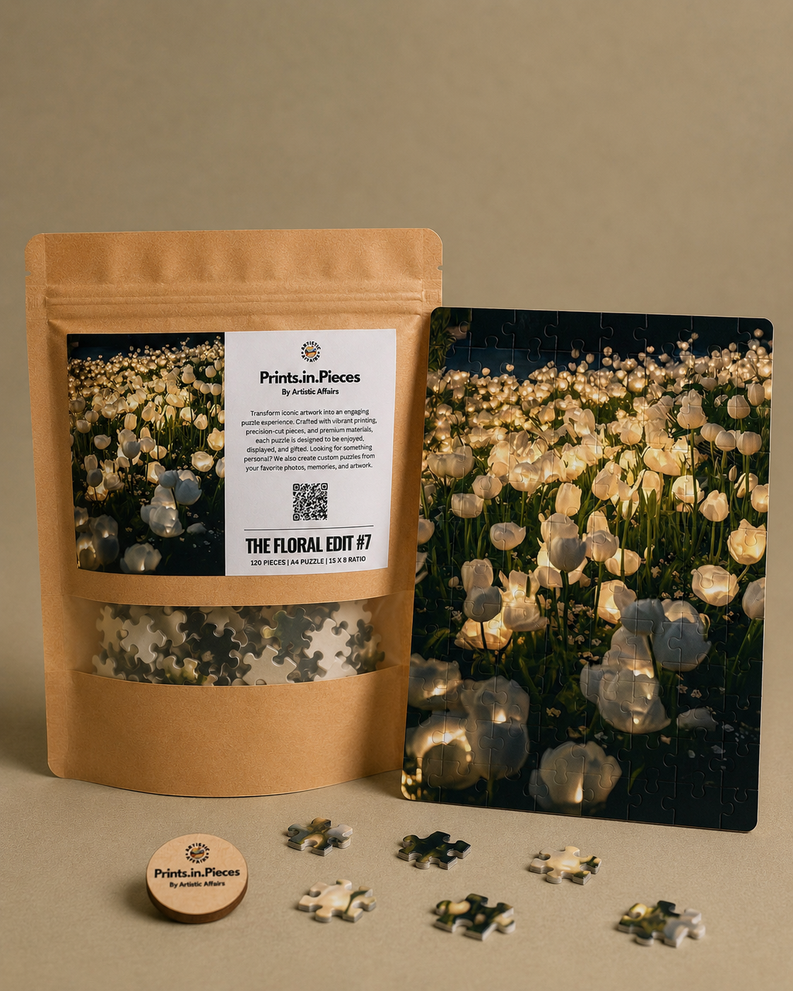 The Floral Edit #7 | 120 Piece A4 Floral Jigsaw
