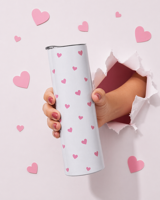 Little hearts tumbler