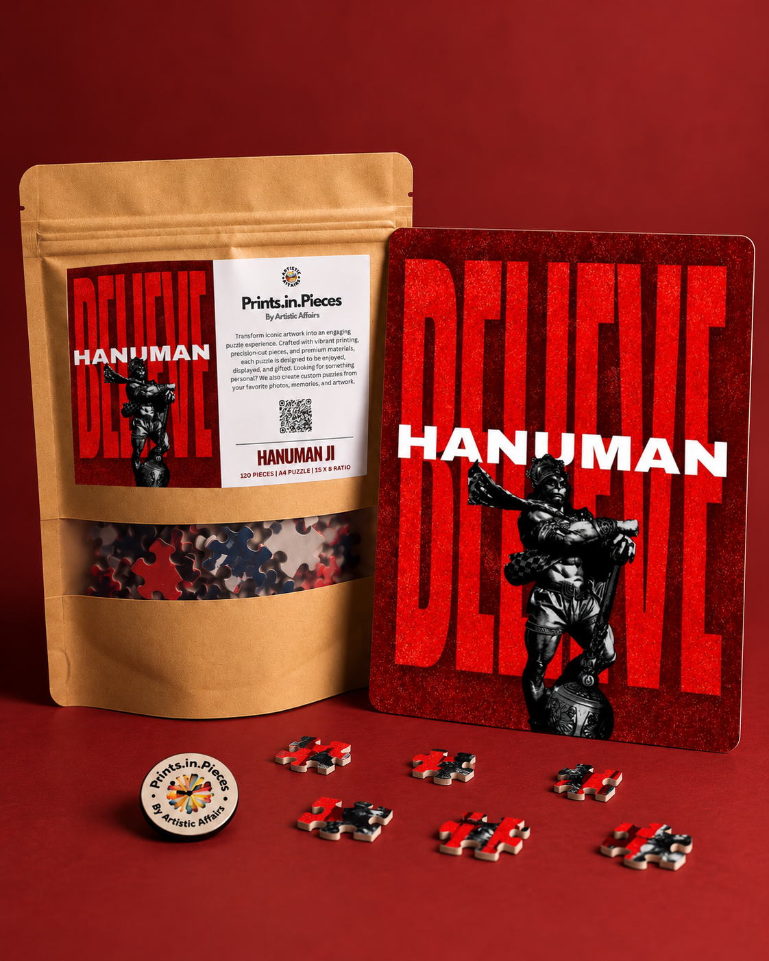 Hanuman Ji Believe Jigsaw Puzzle