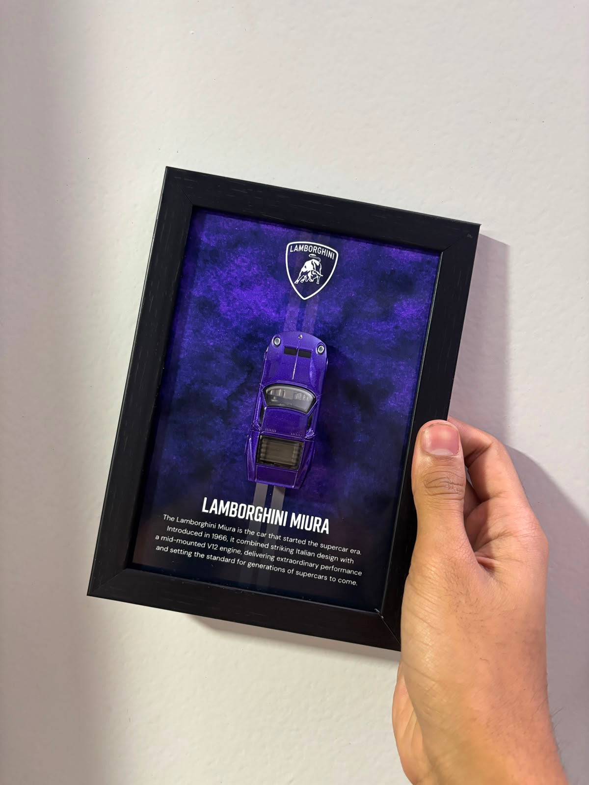 Lamborghini Miura 3D Car Frame