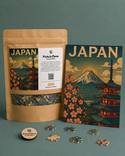 Japan Puzzle | 120 Piece A4 Mount Fuji Travel Jigsaw