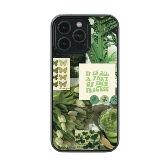 Green aesthetic phone case