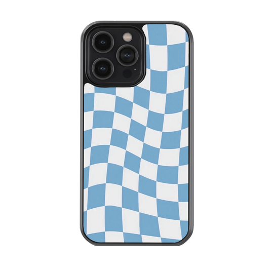 Blue & White Cheeks Case