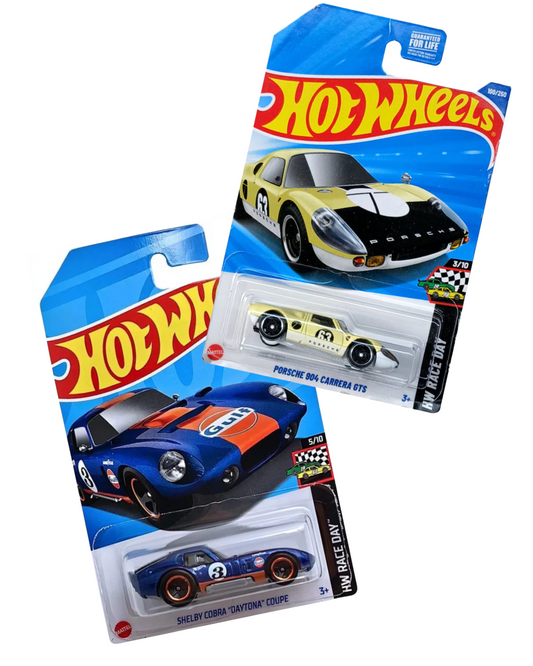 Hotwheels Combo : Shelby Coupe 'Daytona' Coupe + Porsche 904 Carrera GTS