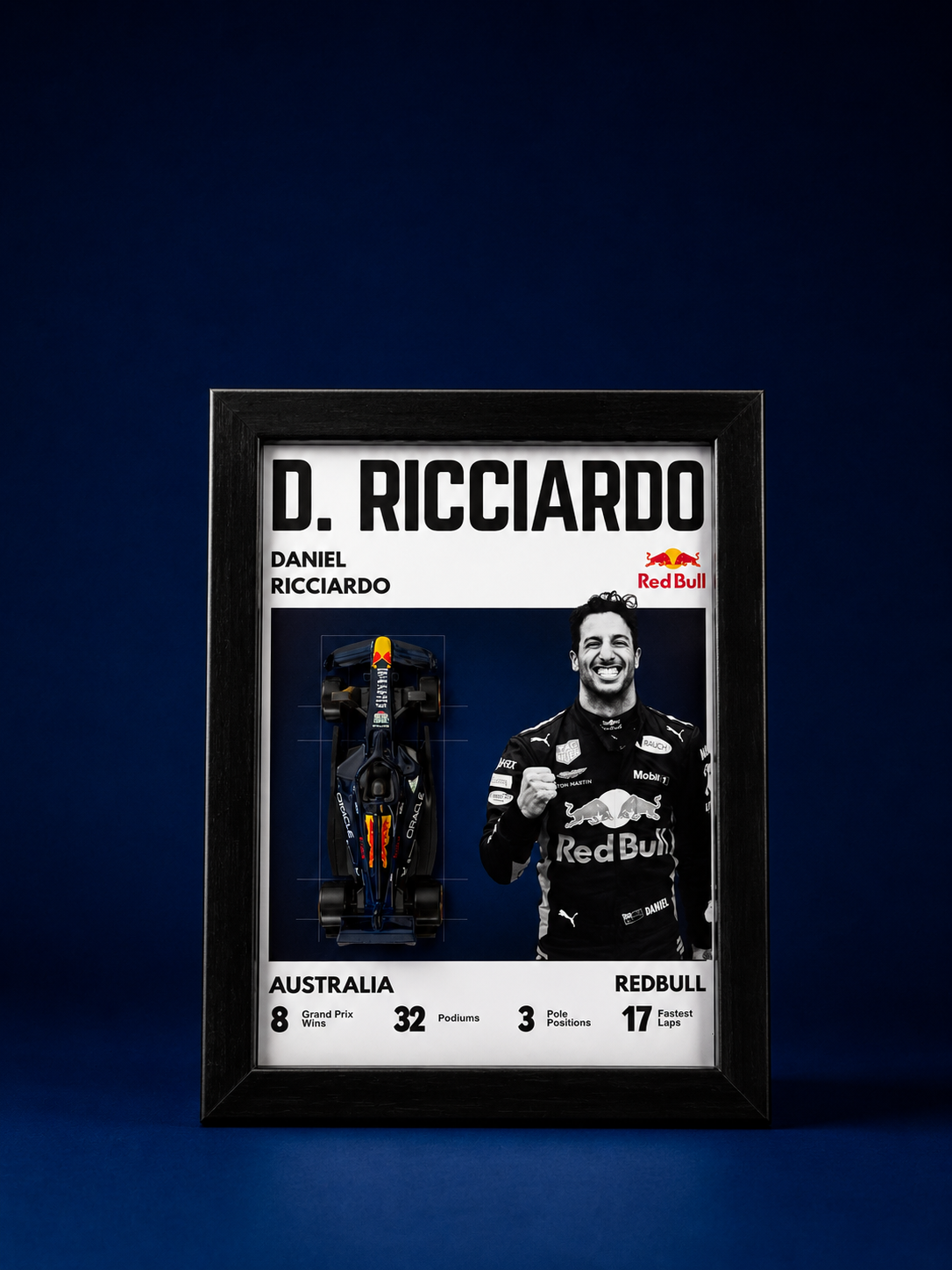Daniel Ricciardo Red Bull F1 Birthday Frame Hamper