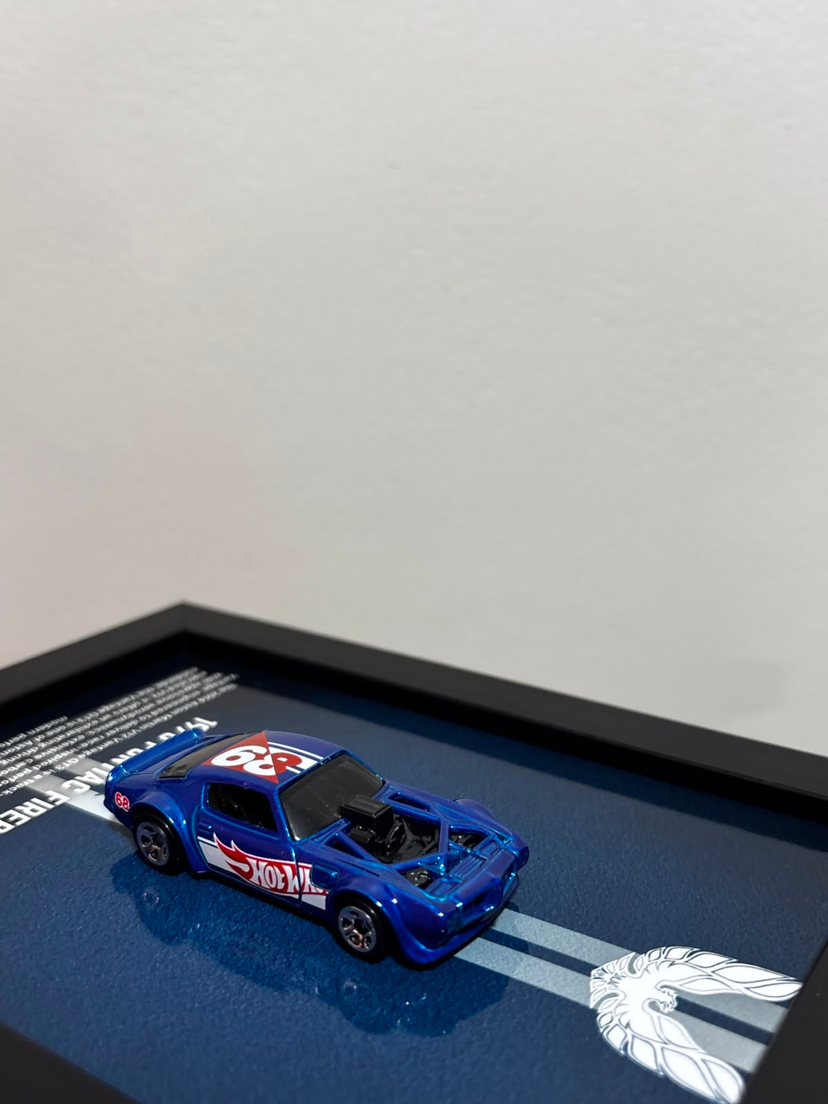 1970 Pontiac Firebird 3D Car Frame Detachable Hot Wheels Diecast