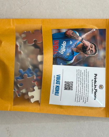 Virat Kohli Puzzle | Prints.in.Pieces | A4 120 Piece Jigsaw