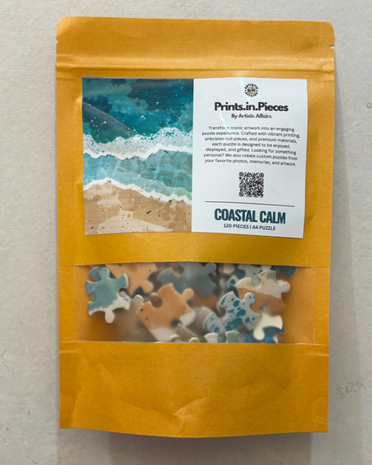 Coastal Calm Puzzle | Prints.in.Pieces | A4 120 Piece Jigsaw