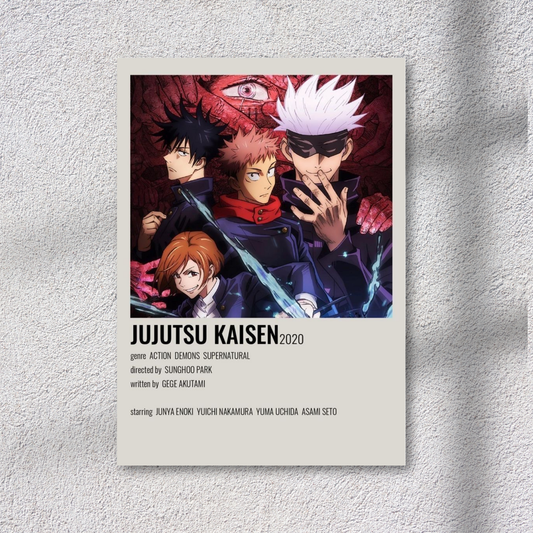 Jujutsu Kaisen Polaroid Poster