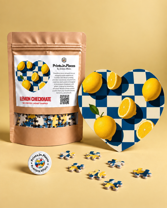 Lemon Checkmate Heart-Shaped Puzzle