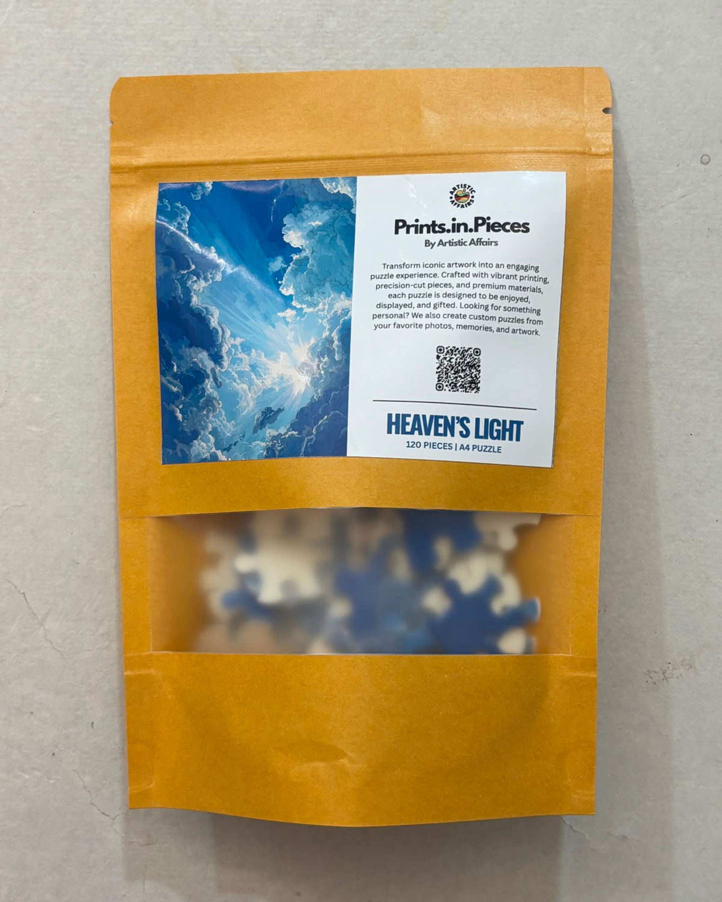 Heaven's Light Puzzle | Prints.in.Pieces | A4 120 Piece Jigsaw