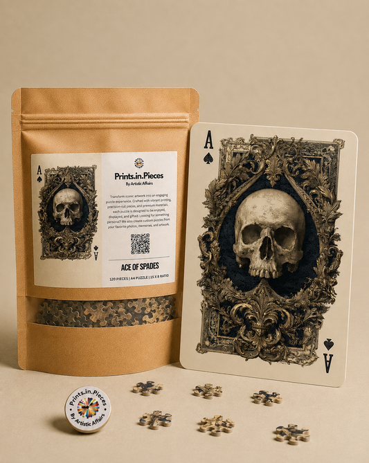 Ace of Spades Skull Puzzle