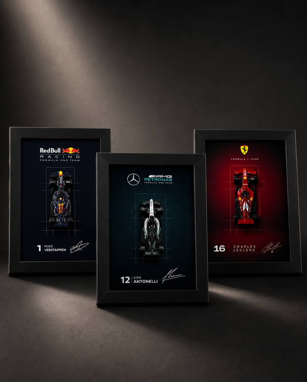 Podium Trio F1 Frame Combo — Red Bull, Mercedes &amp; Ferrari