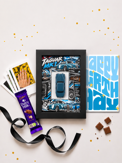 Jaguar MK1 Birthday Frame Hamper