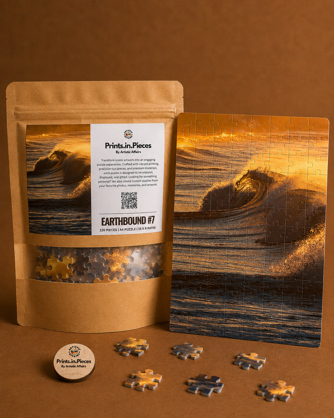 Earthbound #7 | 120 Piece A4 Ocean Jigsaw