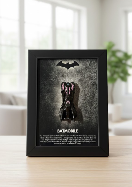 Batmobile 3D Car Frame #1