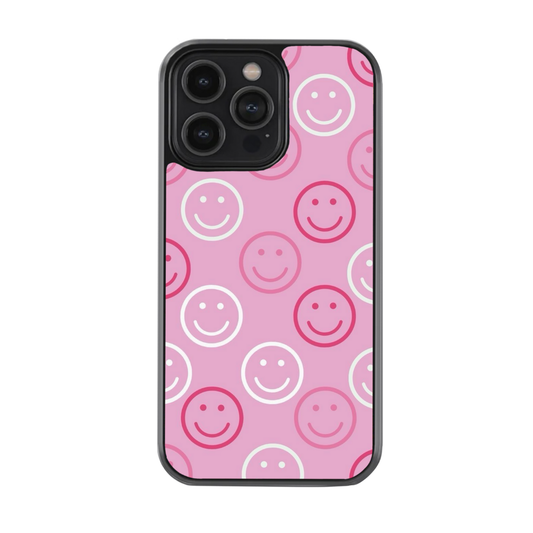 Pink Smiley Emoji Case