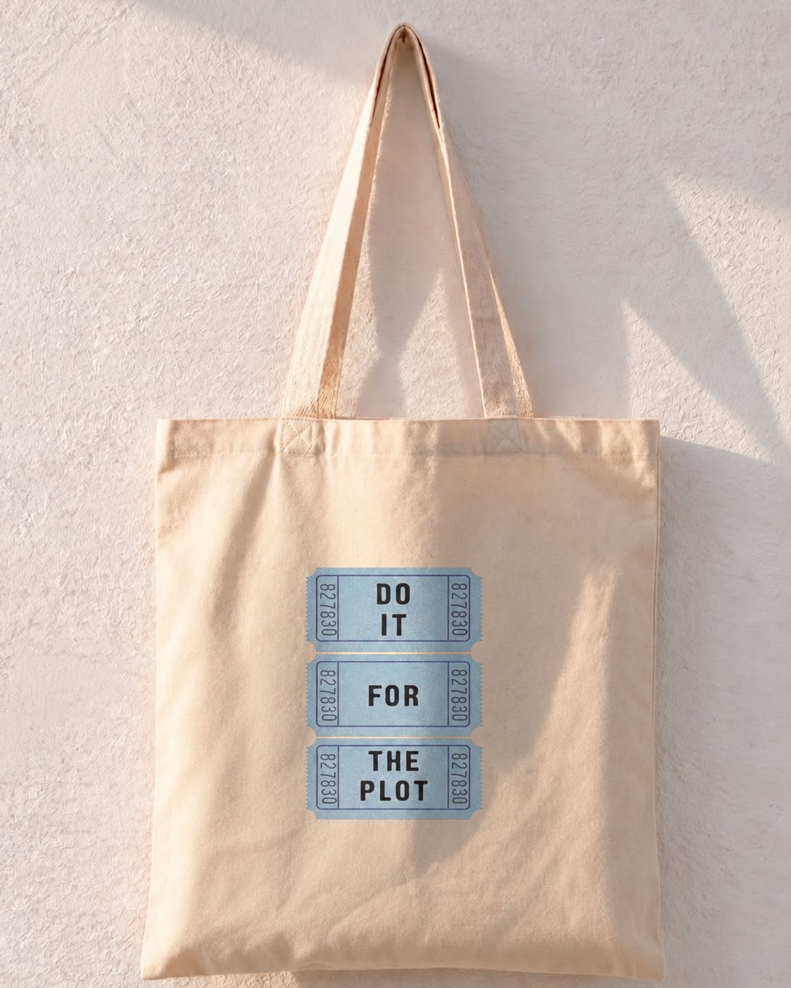 Do It For The Plot Cinema Tote Bag