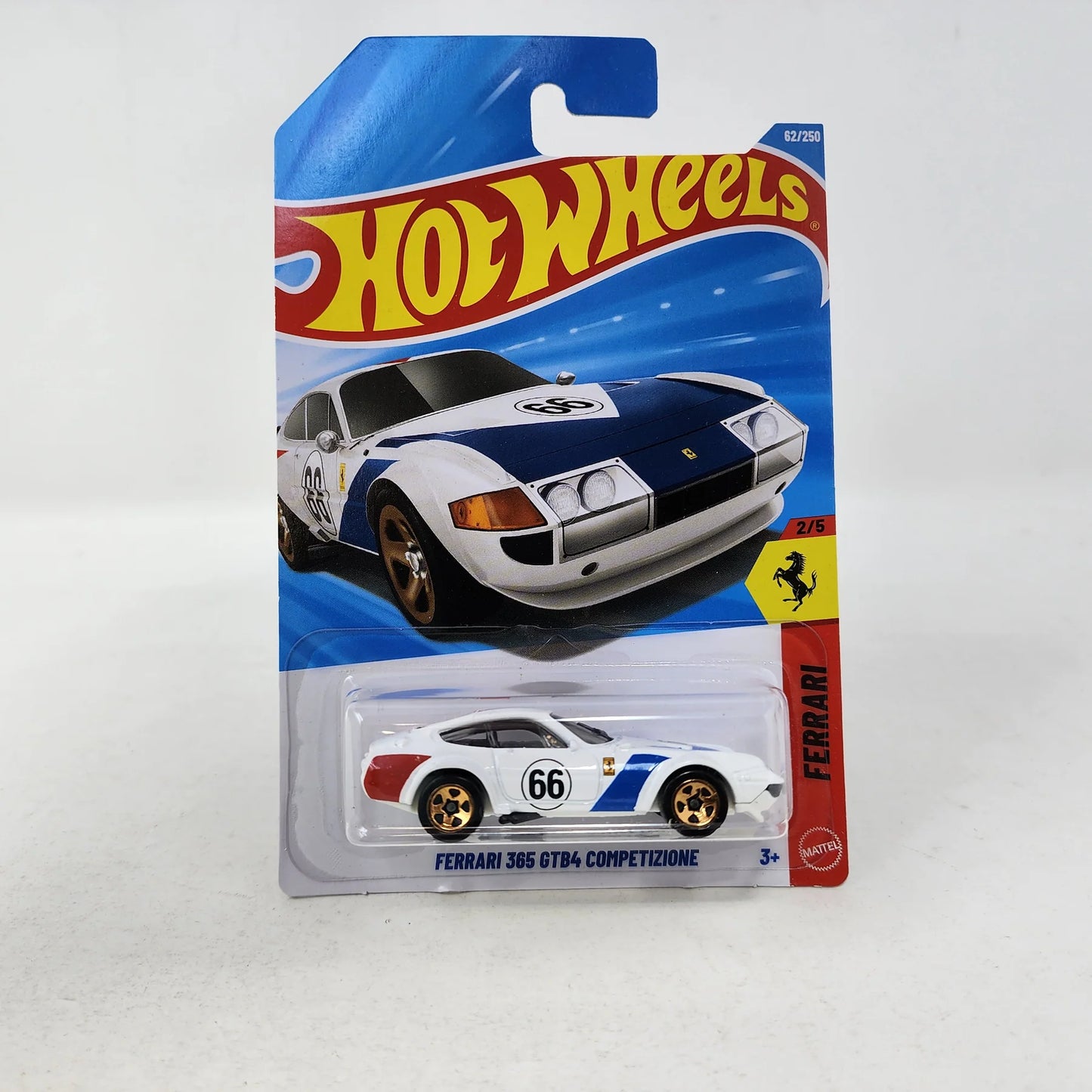 Hot Wheels Mainline D case 2026 Ferrari 365 GTB4 Competizone (white)