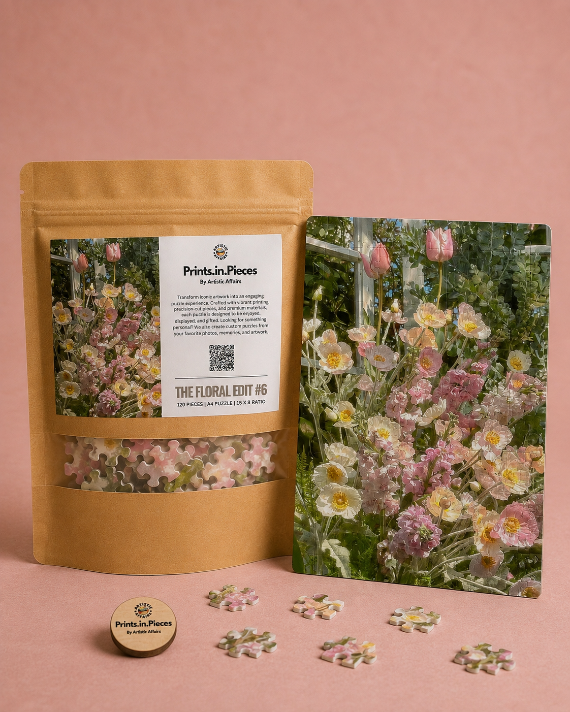 The Floral Edit #6 | 120 Piece A4 Floral Jigsaw