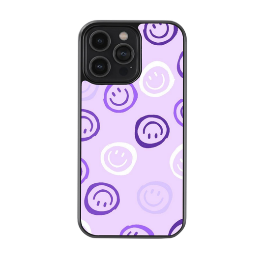Purple Smiley Face Case