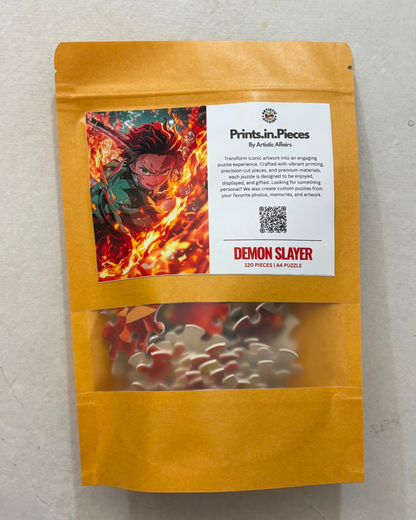 Demon Slayer Puzzle | Prints.in.Pieces | A4 120 Piece Jigsaw