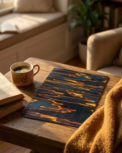 Disco Orange Art Puzzle (A4, 120 Pieces)