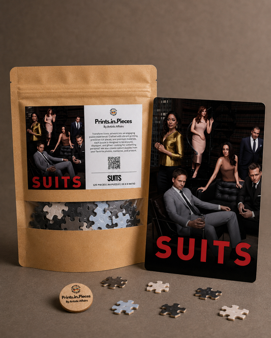Suits Puzzle | 120 Piece A4 Luxury TV Series Jigsaw