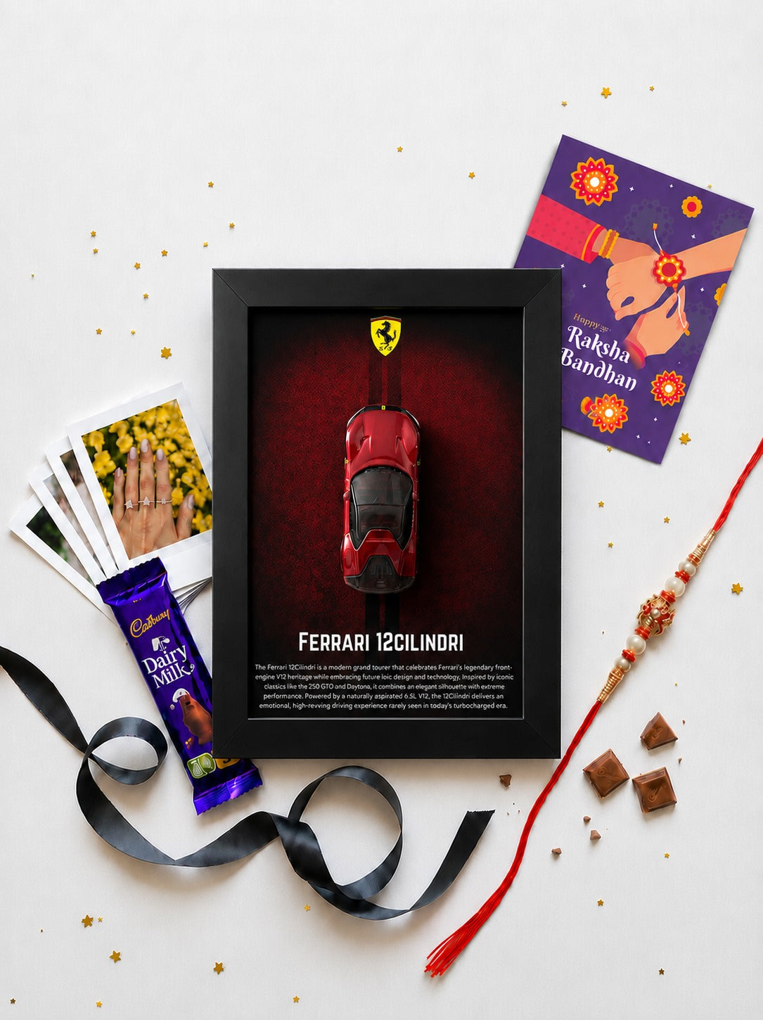 Ferrari 12Cilindri modern supercar frame gift set