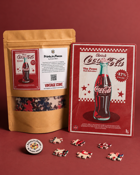 Vintage Coca-Cola The Pause That Refreshes Jigsaw Puzzle