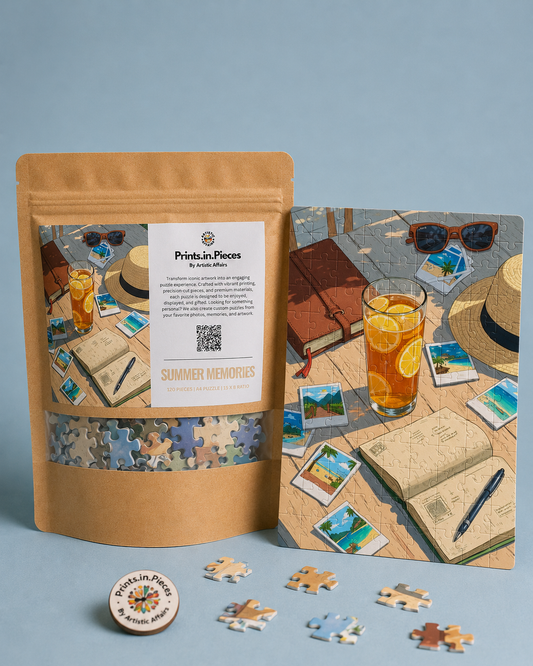Summer Memories Puzzle #10 | 120 Piece A4 Nostalgic Jigsaw
