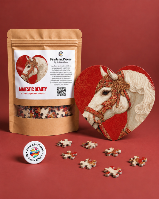 Majestic Beauty Heart-Shaped Puzzle