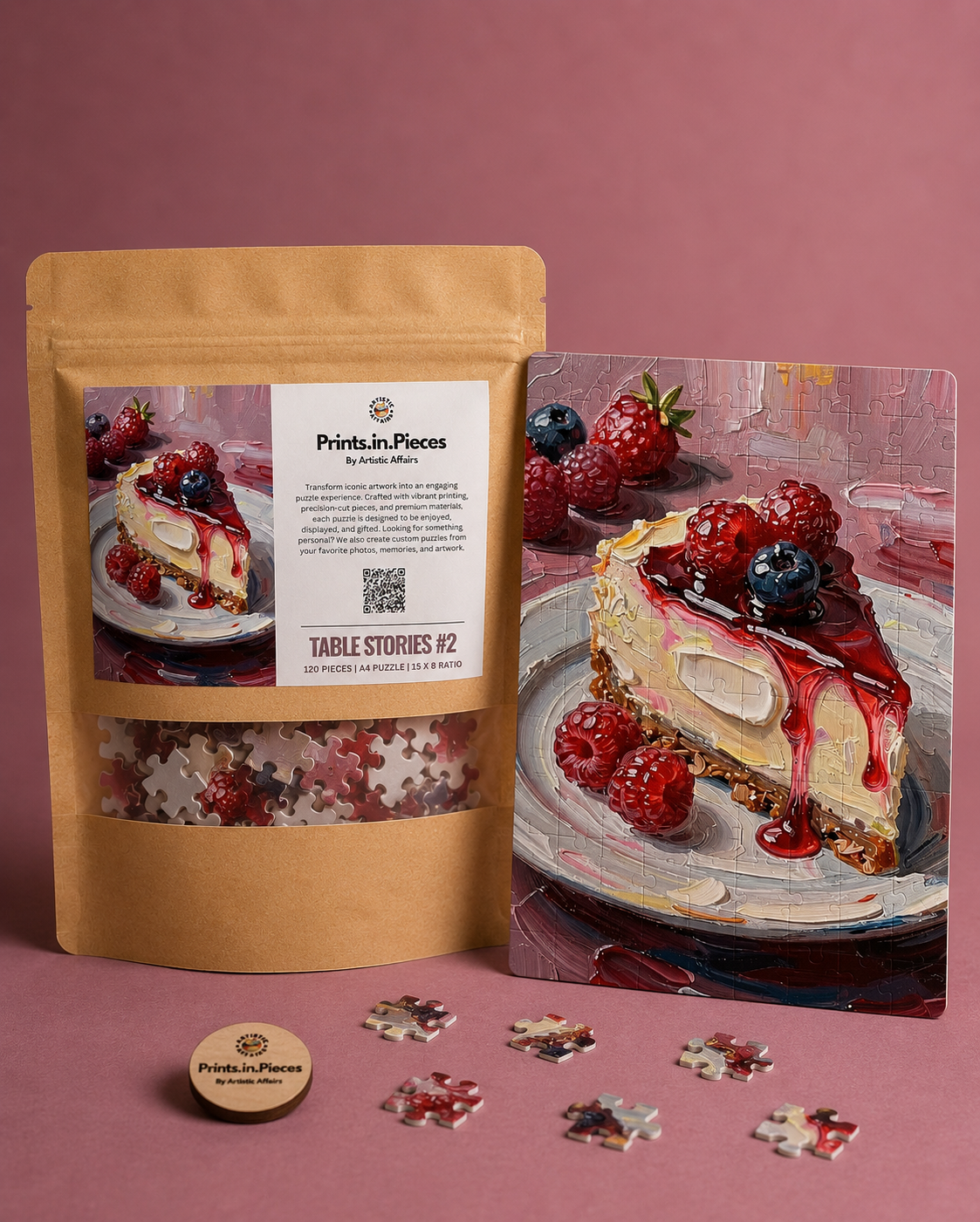 Table Stories #2 | 120 Piece A4 Food Art Jigsaw