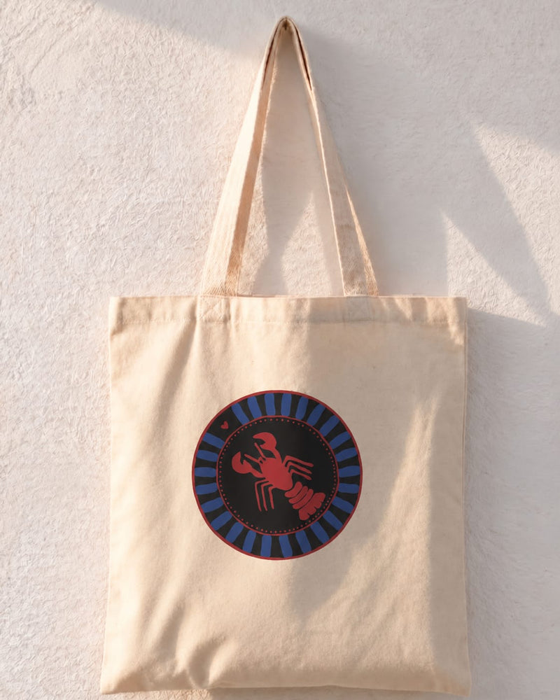 Scorpio Zodiac Symbol Tote Bag