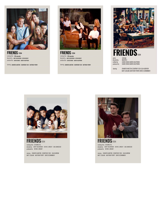 Friends TV Series Polaroid Collection