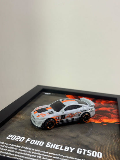 2020 Ford Shelby GT500 car frame for wall or desk, view 4