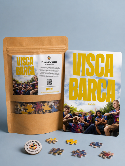 FC Barcelona “Visca Barca” 2025/26 Puzzle – 120 Piece Puzzle