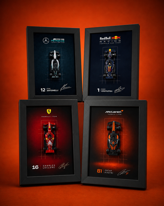 The Grid F1 Frame Combo — Red Bull, Mercedes, Ferrari &amp; McLaren